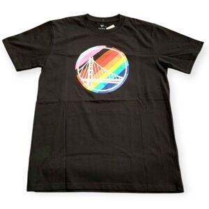 NWT Golden State Warriors Pride Rainbow Bay Bridge Logo T-Shirt Fanatics M